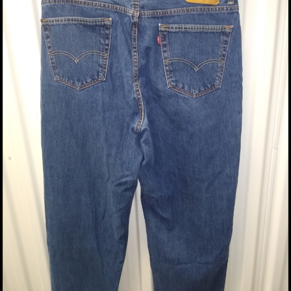 VTG Levi's 560 Loose Fit Blue Denim Jeans 36x32 - Picture 2 of 3